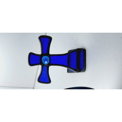 Cross blue standing