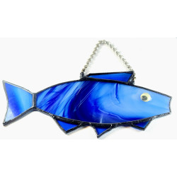 Dark and Light Blue Fish
