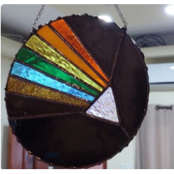 Ball with rainbow